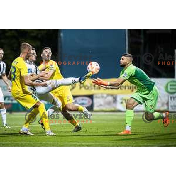 in action during Prva liga Telekom football match between Mura and Domzale in Fazanerija, Murska Sobota, Slovenia on July 24, 2022. Photo: Jure Banfi