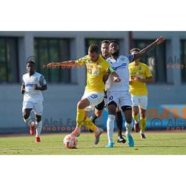 in action during Prva Liga Telemach 2022-2023 football match between Bravo and Koper in Ljubljana, Slovenia on July 24, 2022