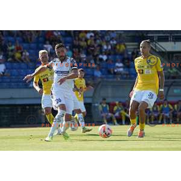 in action during Prva Liga Telemach 2022-2023 football match between Bravo and Koper in Ljubljana, Slovenia on July 24, 2022