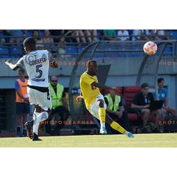 in action during Prva Liga Telemach 2022-2023 football match between Bravo and Koper in Ljubljana, Slovenia on July 24, 2022