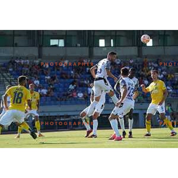 in action during Prva Liga Telemach 2022-2023 football match between Bravo and Koper in Ljubljana, Slovenia on July 24, 2022