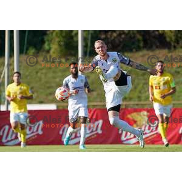 in action during Prva Liga Telemach 2022-2023 football match between Bravo and Koper in Ljubljana, Slovenia on July 24, 2022