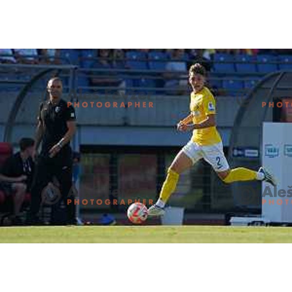 in action during Prva Liga Telemach 2022-2023 football match between Bravo and Koper in Ljubljana, Slovenia on July 24, 2022