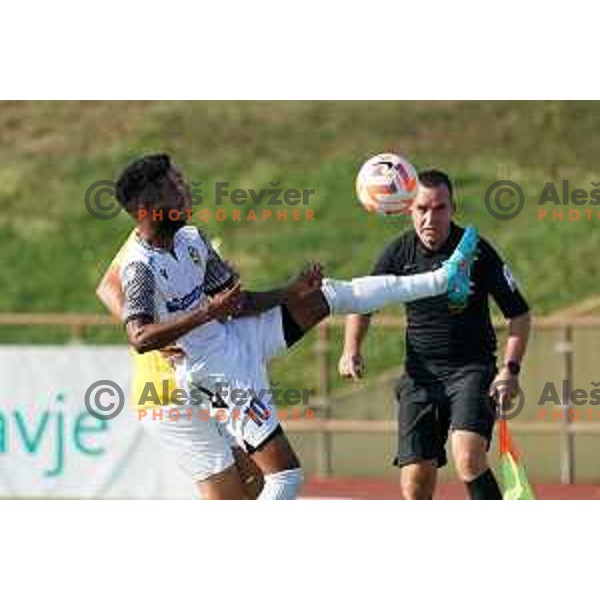 in action during Prva Liga Telemach 2022-2023 football match between Bravo and Koper in Ljubljana, Slovenia on July 24, 2022
