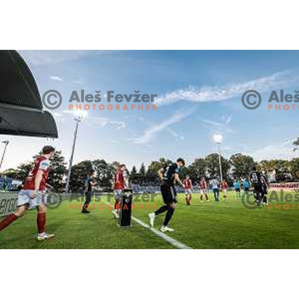 in action during UEFA Conference league qualifier football match between NS Mura and Saint Patrick’s Athletic in Fazanerija, Murska Sobota, Slovenia on July 28, 2022. Photo: Jure Banfi