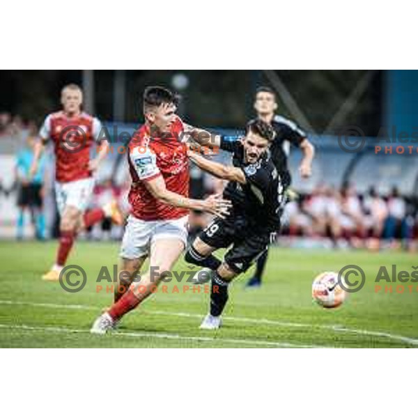 in action during UEFA Conference league qualifier football match between NS Mura and Saint Patrick’s Athletic in Fazanerija, Murska Sobota, Slovenia on July 28, 2022. Photo: Jure Banfi