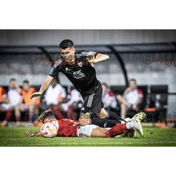 in action during UEFA Conference league qualifier football match between NS Mura and Saint Patrick’s Athletic in Fazanerija, Murska Sobota, Slovenia on July 28, 2022. Photo: Jure Banfi