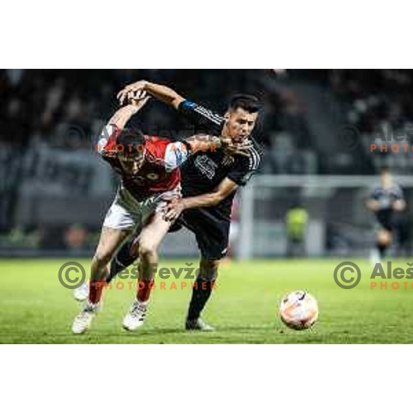 in action during UEFA Conference league qualifier football match between NS Mura and Saint Patrick’s Athletic in Fazanerija, Murska Sobota, Slovenia on July 28, 2022. Photo: Jure Banfi