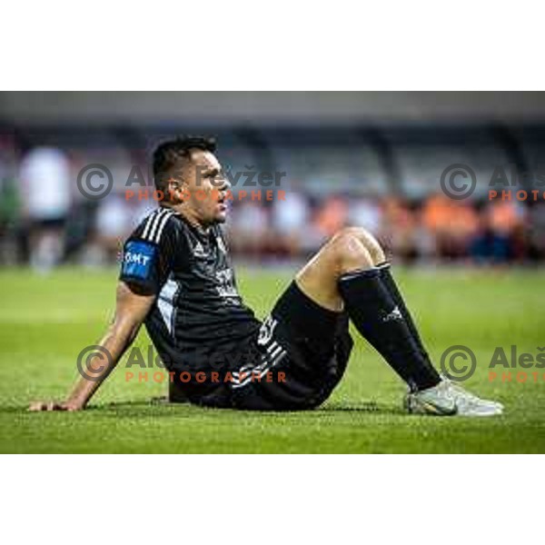 in action during UEFA Conference league qualifier football match between NS Mura and Saint Patrick’s Athletic in Fazanerija, Murska Sobota, Slovenia on July 28, 2022. Photo: Jure Banfi