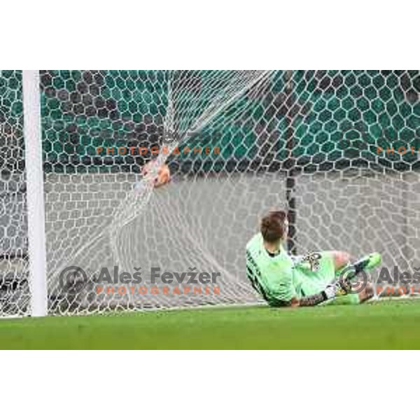  in action during UEFA Conference league qualifyer between Olimpija and Sepsi OSK in Arena Stozice, Ljubljana, Slovenia on July 28, 2022