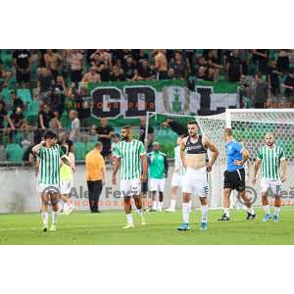  in action during UEFA Conference league qualifyer between Olimpija and Sepsi OSK in Arena Stozice, Ljubljana, Slovenia on July 28, 2022