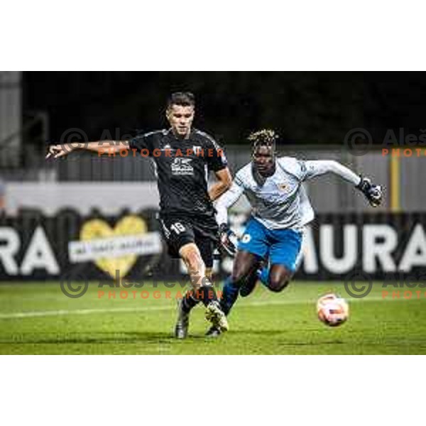 in action during UEFA Conference league qualifier football match between NS Mura and Saint Patrick’s Athletic in Fazanerija, Murska Sobota, Slovenia on July 28, 2022. Photo: Jure Banfi