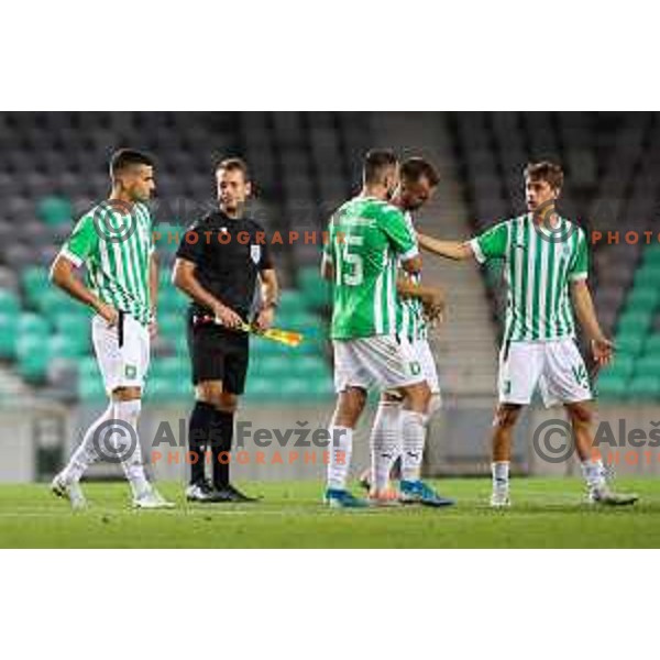 Djordje Crnomarkovic in action during UEFA Conference league qualifyer between Olimpija and Sepsi OSK in Arena Stozice, Ljubljana, Slovenia on July 28, 2022