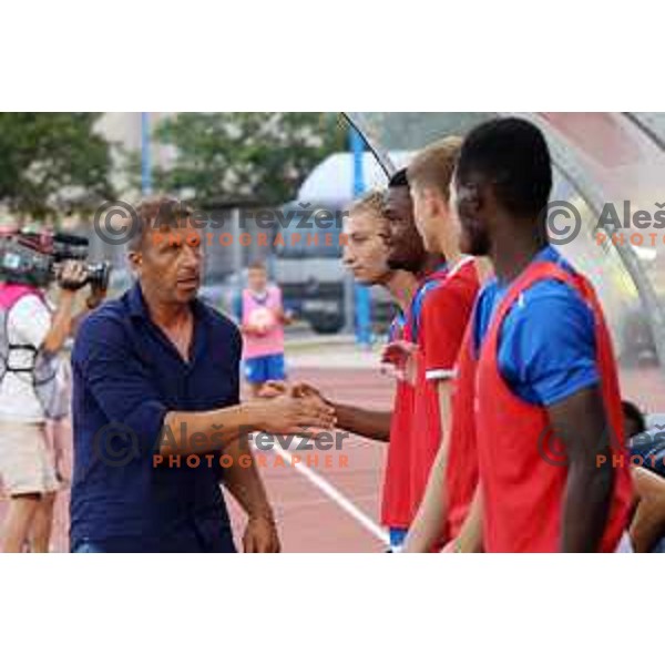 Miran Srebrnic during Prva Liga Telemach 2022-2023 football match between Gorica and Kalcer Radomlje in Gorica, Slovenia on July 29, 2022