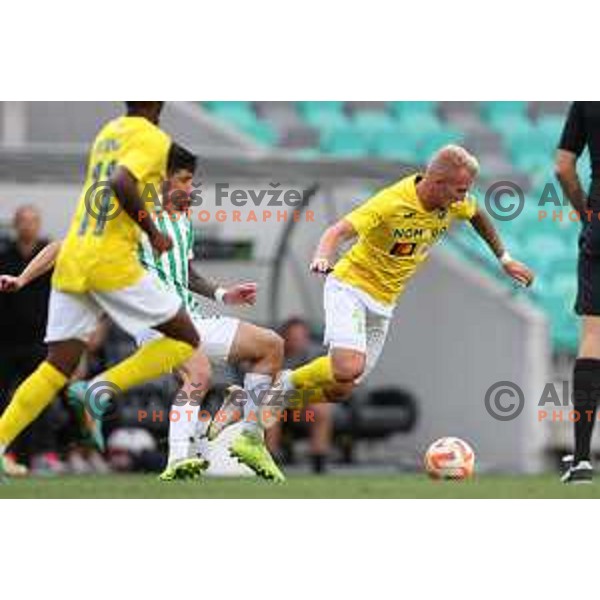 in action during Prva Liga Telemach 2022-2023 football match between Olimpija and Bravo in SRC Stozice, Ljubljana, Slovenia on July 31, 2022