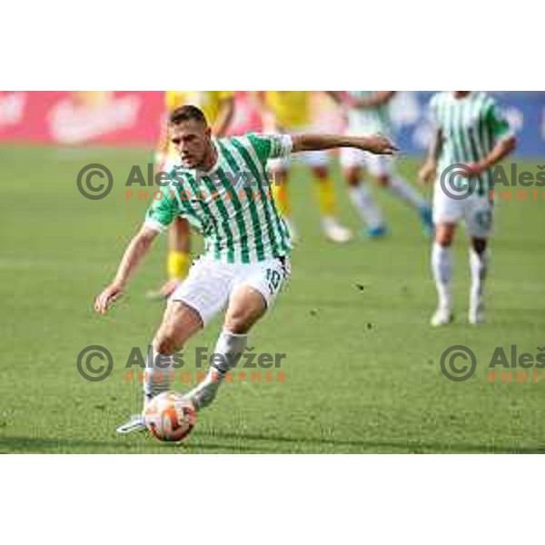 Timi Max Elsnik in action during Prva Liga Telemach 2022-2023 football match between Olimpija and Bravo in SRC Stozice, Ljubljana, Slovenia on July 31, 2022