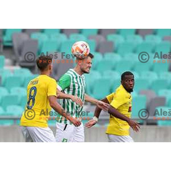 Timi Max Elsnik in action during Prva Liga Telemach 2022-2023 football match between Olimpija and Bravo in SRC Stozice, Ljubljana, Slovenia on July 31, 2022