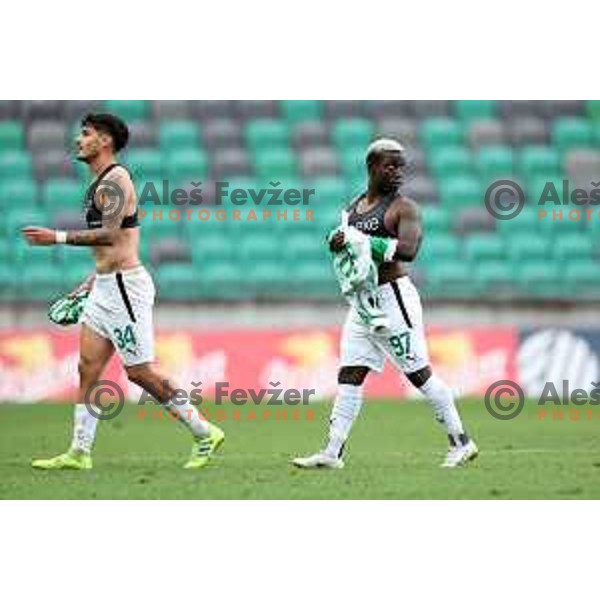 during Prva Liga Telemach 2022-2023 football match between Olimpija and Bravo in SRC Stozice, Ljubljana, Slovenia on July 31, 2022