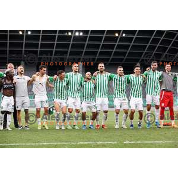 during Prva Liga Telemach 2022-2023 football match between Olimpija and Bravo in SRC Stozice, Ljubljana, Slovenia on July 31, 2022