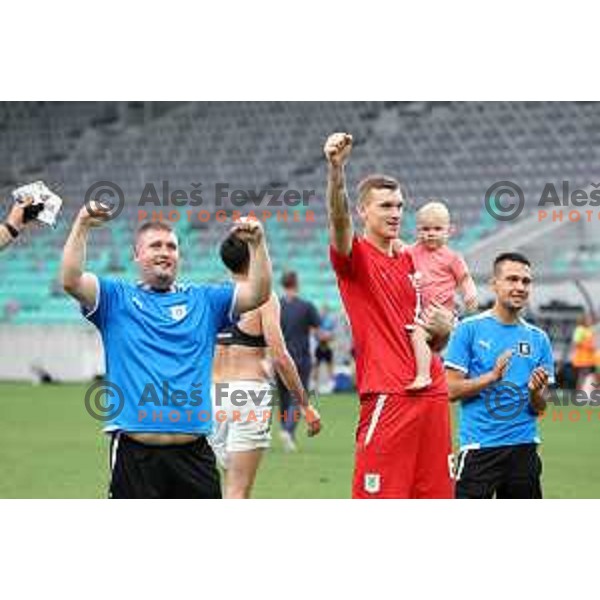 Matevz Vidovsek during Prva Liga Telemach 2022-2023 football match between Olimpija and Bravo in SRC Stozice, Ljubljana, Slovenia on July 31, 2022