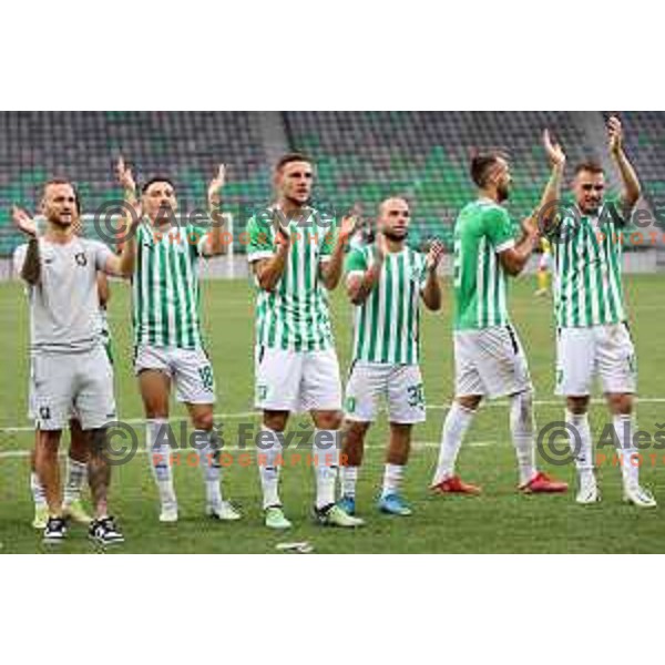 during Prva Liga Telemach 2022-2023 football match between Olimpija and Bravo in SRC Stozice, Ljubljana, Slovenia on July 31, 2022