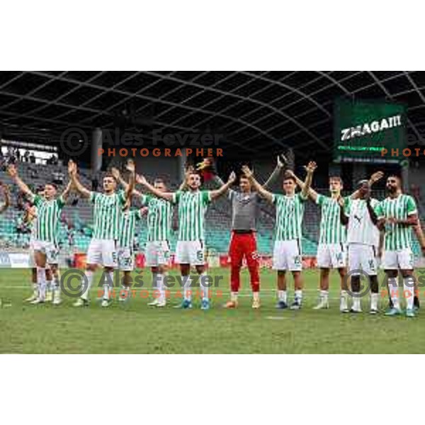 during Prva Liga Telemach 2022-2023 football match between Olimpija and Bravo in SRC Stozice, Ljubljana, Slovenia on July 31, 2022