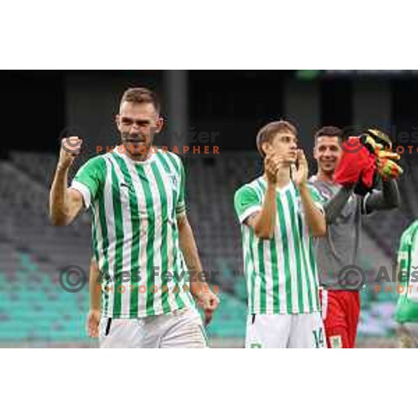 Timi Max Elsnik in action during Prva Liga Telemach 2022-2023 football match between Olimpija and Bravo in SRC Stozice, Ljubljana, Slovenia on July 31, 2022