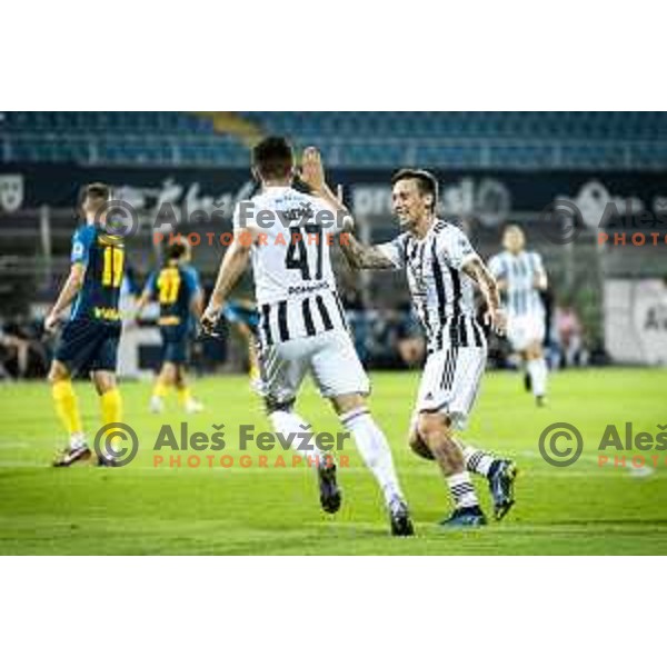 in action during Prva liga Telemach football match between Celje and Mura in Arena z’dezele, Celje, Slovenia on July 31, 2022. Photo: Jure Banfi