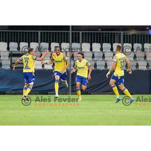 Andrej Kotnik in action during Prva liga Telemach match between Koper and Maribor at Arena Bonifika, Koper, Slovenia on July 31, 2022