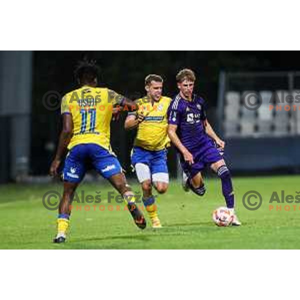 in action during Prva liga Telemach match between Koper and Maribor at Arena Bonifika, Koper, Slovenia on July 31, 2022