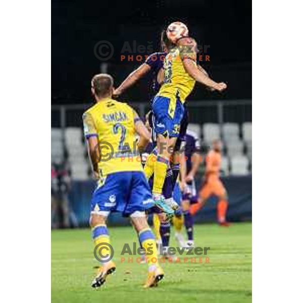 in action during Prva liga Telemach match between Koper and Maribor at Arena Bonifika, Koper, Slovenia on July 31, 2022