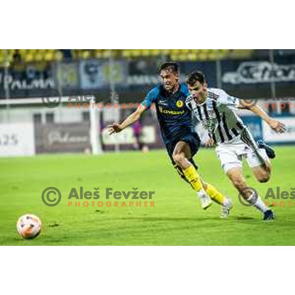in action during Prva liga Telemach football match between Celje and Mura in Arena z’dezele, Celje, Slovenia on July 31, 2022. Photo: Jure Banfi