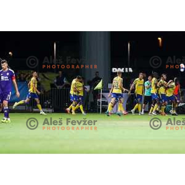 in action during Prva liga Telemach match between Koper and Maribor at Arena Bonifika, Koper, Slovenia on July 31, 2022