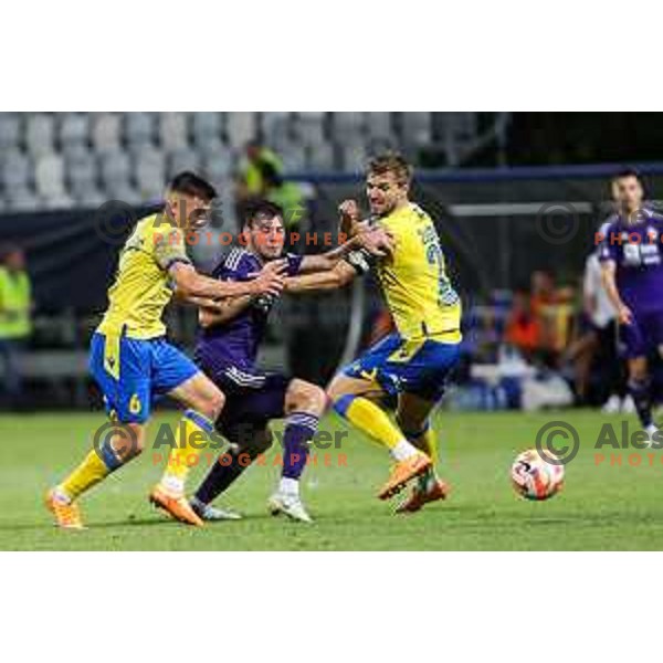 Roko Baturina in action during Prva liga Telemach match between Koper and Maribor at Arena Bonifika, Koper, Slovenia on July 31, 2022