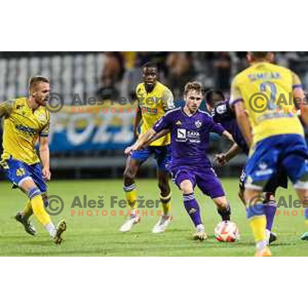 Jan Repas in action during Prva liga Telemach match between Koper and Maribor at Arena Bonifika, Koper, Slovenia on July 31, 2022