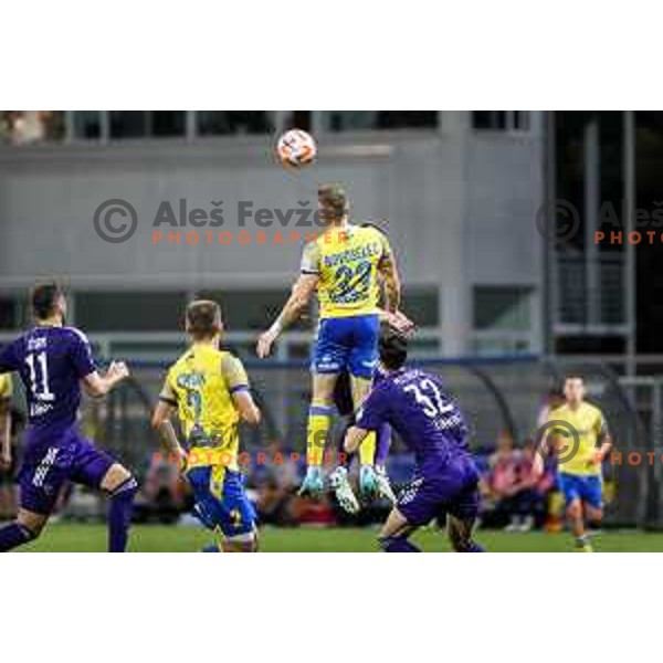 in action during Prva liga Telemach match between Koper and Maribor at Arena Bonifika, Koper, Slovenia on July 31, 2022