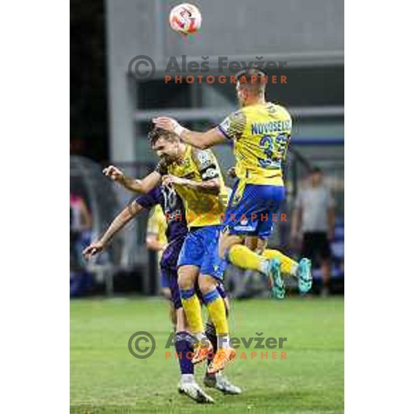 in action during Prva liga Telemach match between Koper and Maribor at Arena Bonifika, Koper, Slovenia on July 31, 2022