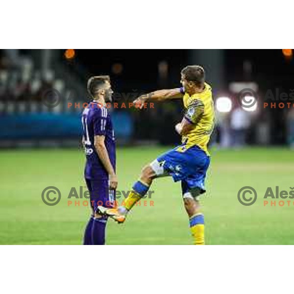 in action during Prva liga Telemach match between Koper and Maribor at Arena Bonifika, Koper, Slovenia on July 31, 2022