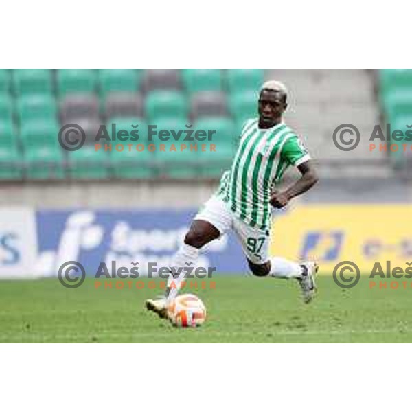 in action during Prva Liga Telemach 2022-2023 football match between Olimpija and Bravo in SRC Stozice, Ljubljana, Slovenia on July 31, 2022