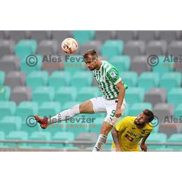 Mustafa Nukic in action during Prva Liga Telemach 2022-2023 football match between Olimpija and Bravo in SRC Stozice, Ljubljana, Slovenia on July 31, 2022