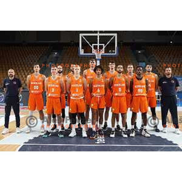 In action during basketball friendly match between Slovenia and Netherlands in Arena Zlatorog, Celje, Slovenia on August 4, 2022