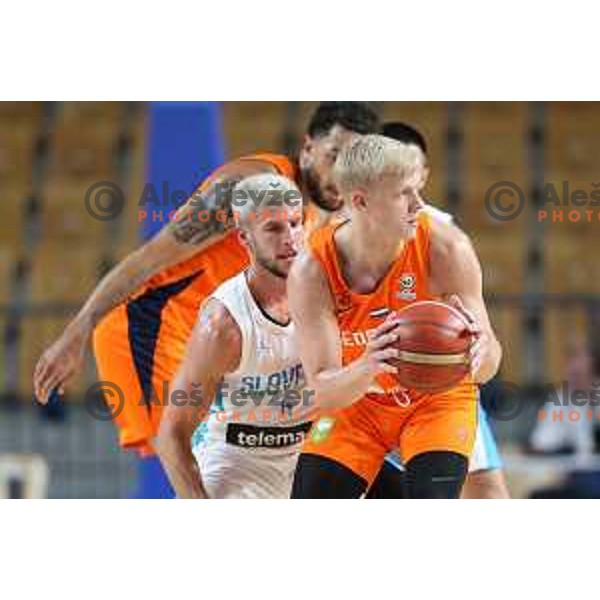 In action during basketball friendly match between Slovenia and Netherlands in Arena Zlatorog, Celje, Slovenia on August 4, 2022