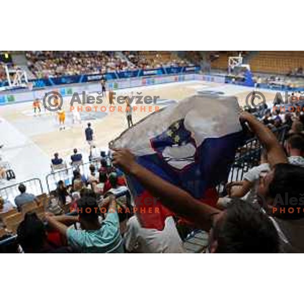 In action during basketball friendly match between Slovenia and Netherlands in Arena Zlatorog, Celje, Slovenia on August 4, 2022