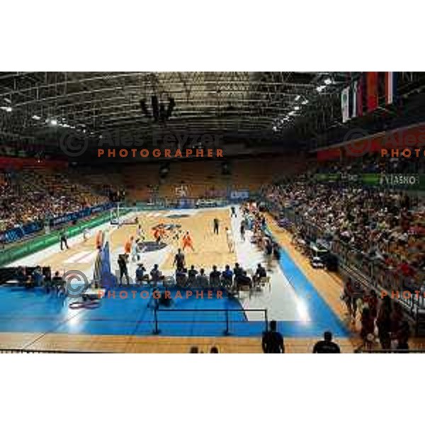 In action during basketball friendly match between Slovenia and Netherlands in Arena Zlatorog, Celje, Slovenia on August 4, 2022