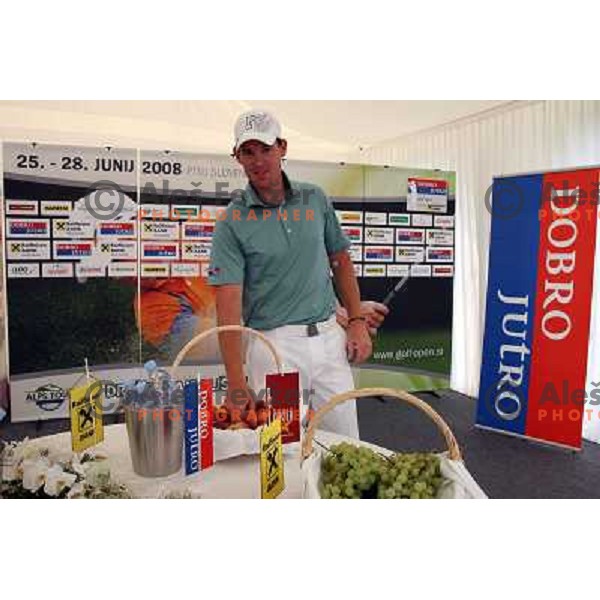 Matjaz Gojcic (SLO) before second day of Dobro Jutro Slovenia Open Alps Tour golf tournament, Ptuj 27.6.2008. Photo by Ales fevzer 