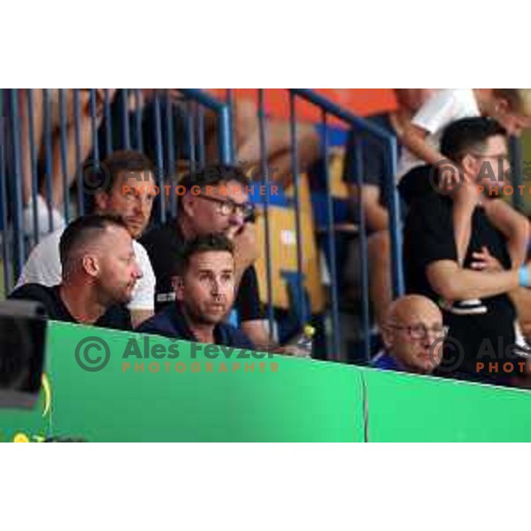 In action during basketball friendly match between Slovenia and Netherlands in Arena Zlatorog, Celje, Slovenia on August 4, 2022