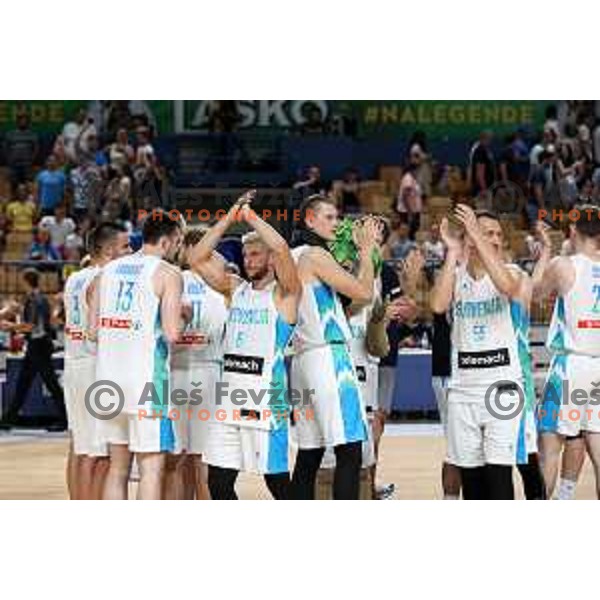 In action during basketball friendly match between Slovenia and Netherlands in Arena Zlatorog, Celje, Slovenia on August 4, 2022