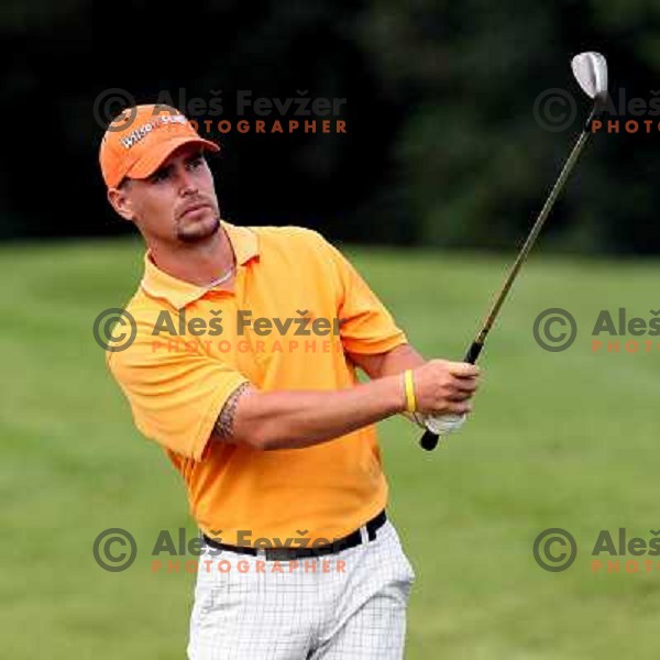 Rok Pisek (SLO) during second day of Dobro Jutro Slovenia Open Alps Tour golf tournament, Ptuj 27.6.2008. Photo by Ales fevzer 