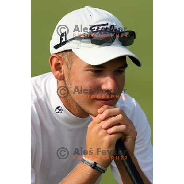 Martin Stanic (SLO) during second day of Dobro Jutro Slovenia Open Alps Tour golf tournament, Ptuj 27.6.2008. Photo by Ales fevzer 
