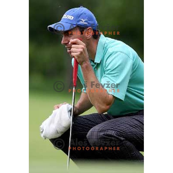 Dominique Nouailhac (FRA) during second day of Dobro Jutro Slovenia Open Alps Tour golf tournament, Ptuj 27.6.2008. Photo by Ales fevzer 